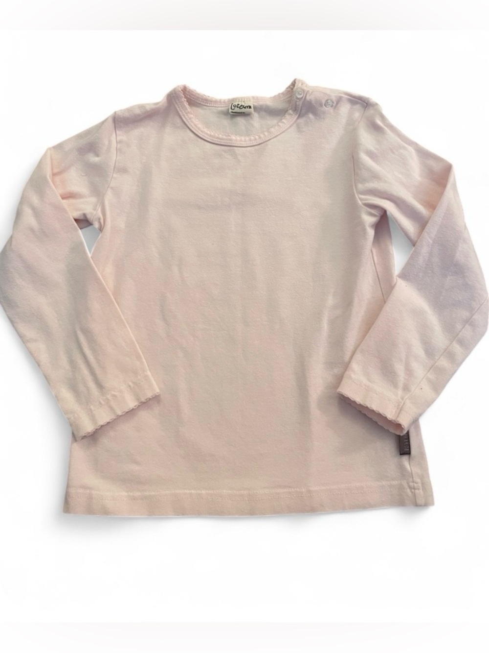 NWOT Jottum Light Pink Long Sleeve Girls Top Size 4